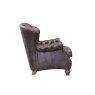 Alexander & James Bloomsbury Leather Wing Chair SOLD
