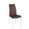 Asama Dining Chair Chocolate Faux Leather