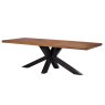 Neo 8 Person Dining Table With Starburst Leg Oak