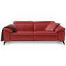 Egoitaliano Martine 2.5 Seater Sofa With 2 Electric Recliners Microfibre Fabric 