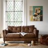 Saddler 4 Seater Sofa with Chaise LHF Tote Leather Lifestyle