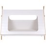 WOOOD Tipi Shaped Single (90cm) Bed White