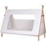 WOOOD Tipi Shaped Single (90cm) Bed White