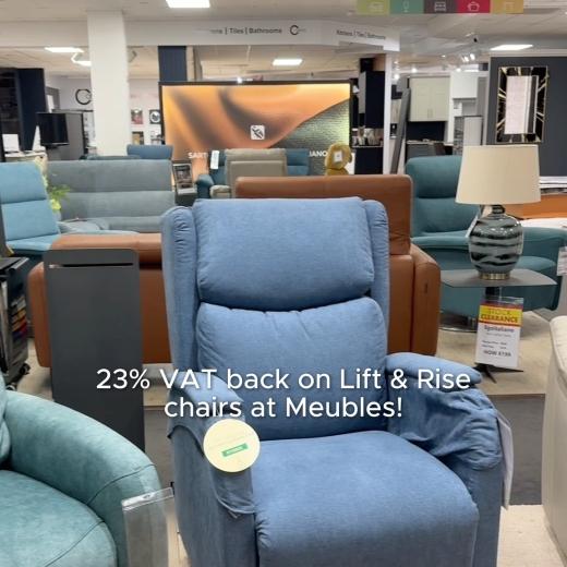 Did you know you can claim 23% VAT back on our Lift & Rise chairs when you buy Sherborne or selected...