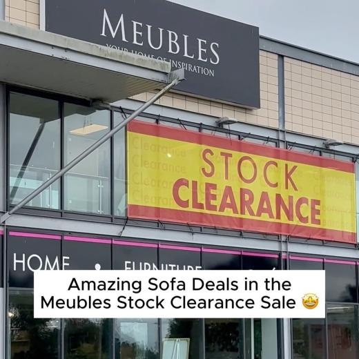 Where will you be this weekend? 👀 Imma be snapping up serious savings at the Meubles Clearance Sal...