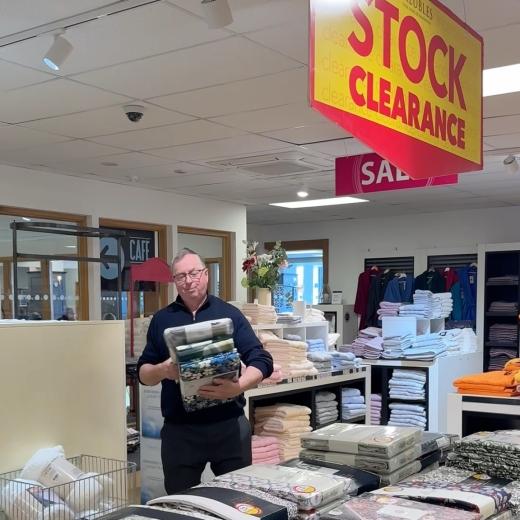 John’s just adding the final touches to our shop floor for the Meubles Stock Clearance Event 🛍�...