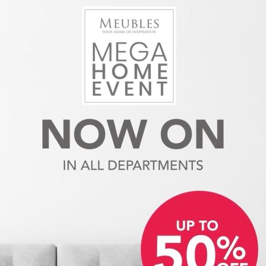 This is MEGA! 🎉 Our Mega Home Event has landed – save up to 50% across every department, from so...