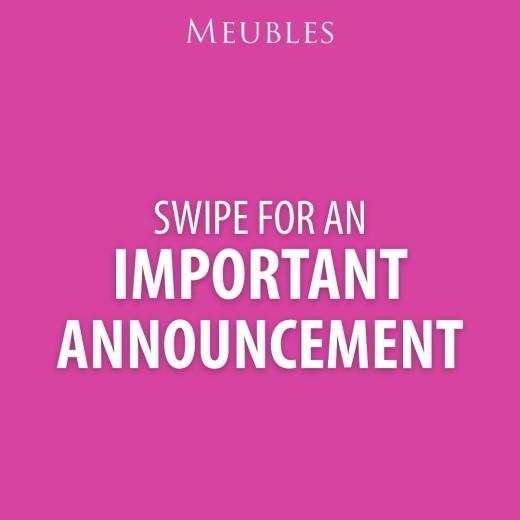 Swipe for an important announcement 👀✨ Our Summer Sale has officially landed at Meubles - with u...