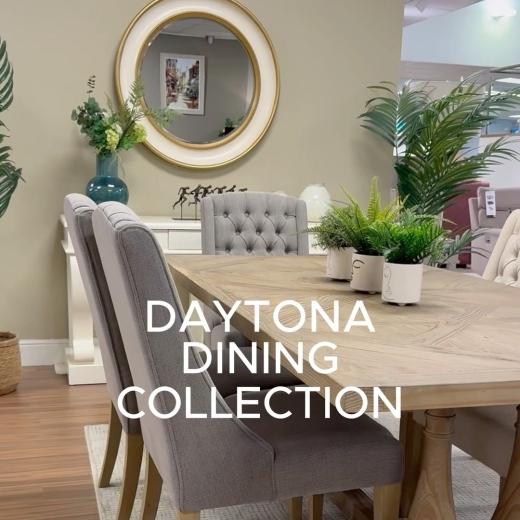 Elevate your dining space with the Daytona Collection ✨ Featuring reclaimed pine tables and beautif...