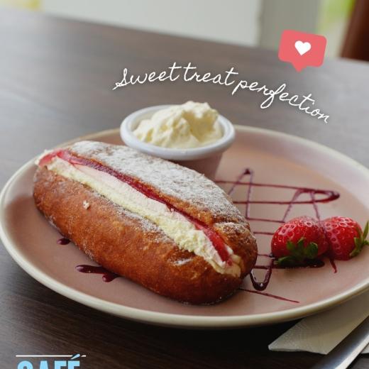 Sweet treat perfection awaits at Café Meubles ☕🍰 Our delicious cream finger is the perfect excu...