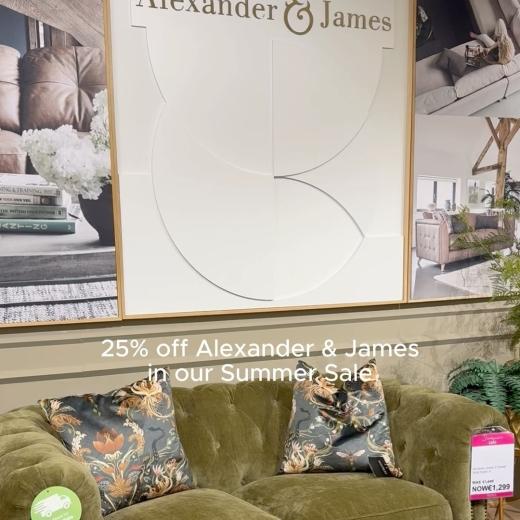 Did you hear the news? 👀 Alexander & James is now 25% off in our summer sale! ☀️ If you love t...