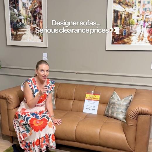 Designer sofas. Serious clearance prices 👀 Our Stock Clearance Event is packed with gorgeous desig...