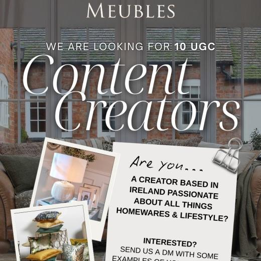 We’re looking for 10 UGC content creators 🤍 Are you based in Ireland and passionate about all th...