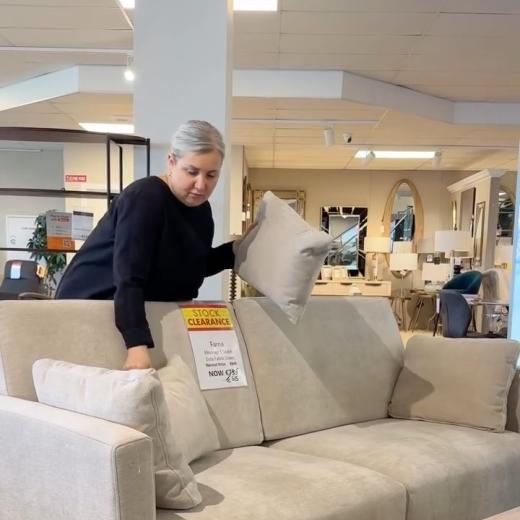 This Fama Moonap sofa and footstool has a clever little secret… 🛋️✨ The footstool converts i...