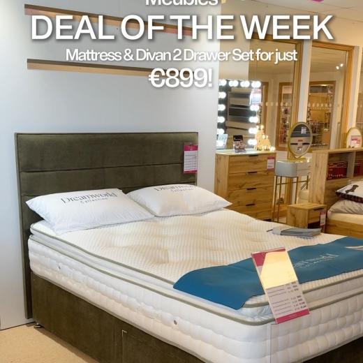 Meubles Deal of the Week 🚨 Sleep better for less with the Dreamworld Drift Double Mattress & 2 Dra...