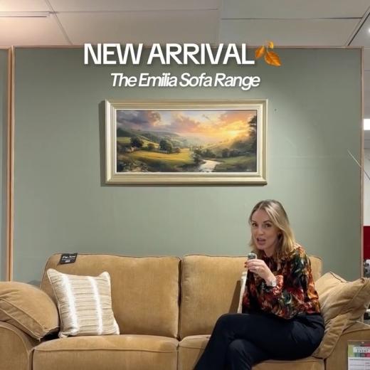 The perfect sofa for autumn is here and it’s part of our Mega Home Event! ✨ Meet the new Emilia S...